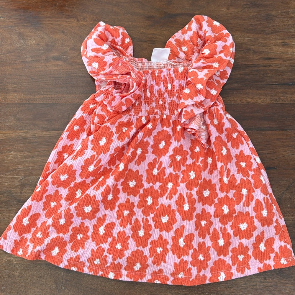 Toddler ruffled dress. No marks, no stains, no odor.